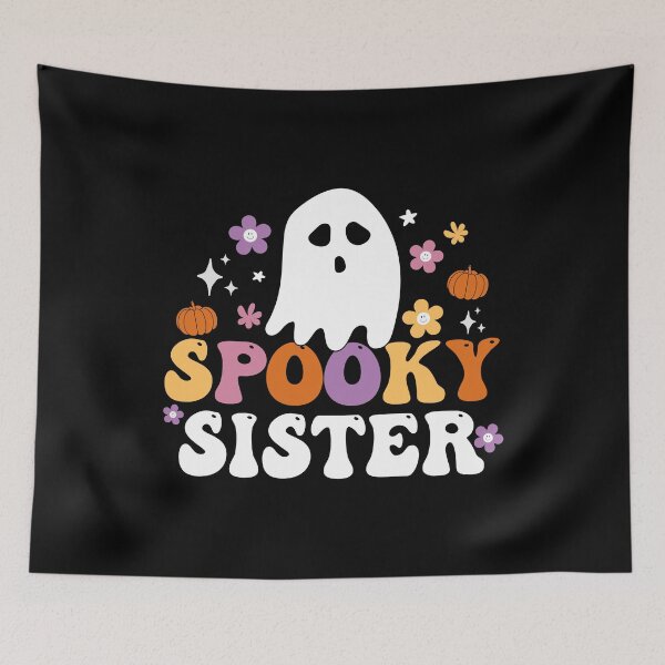 Item preview, Spooky Sister Groovy Ghost Spooky Season Lazy Halloween Costume designed and sold by Sasikharn.