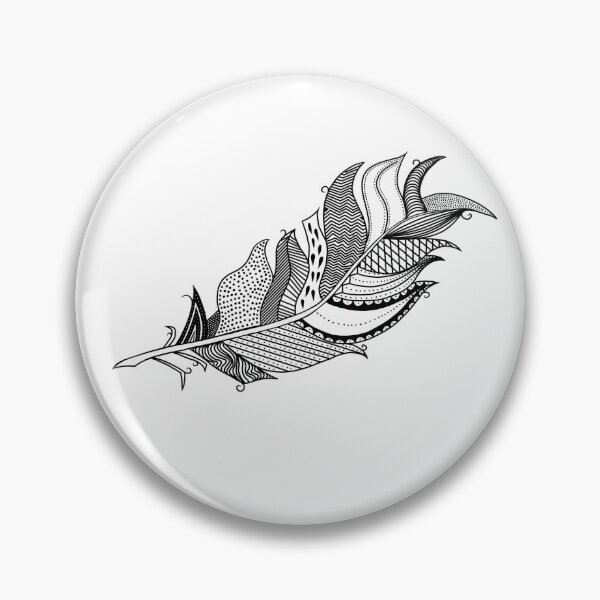 Artikelvorschau, Feather Illustration White Background entworfen und verkauft von Laaara1909.