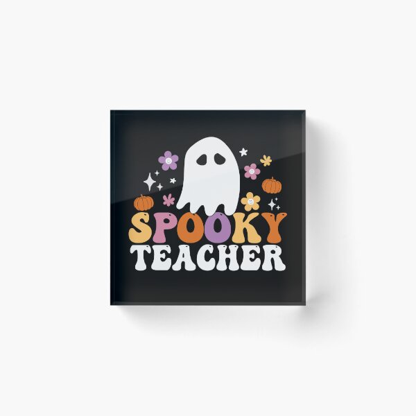 Item preview, Spooky Teacher Groovy Ghost Spooky Season Lazy Halloween Costume designed and sold by Sasikharn.