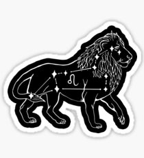 Die Leo-Konstellation Sticker