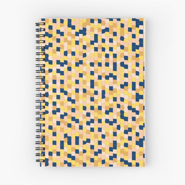 Item preview, Mini Mosaic in Mustard Yellows, Navy Blue, and Blush Tones designed and sold by kierkegaard.