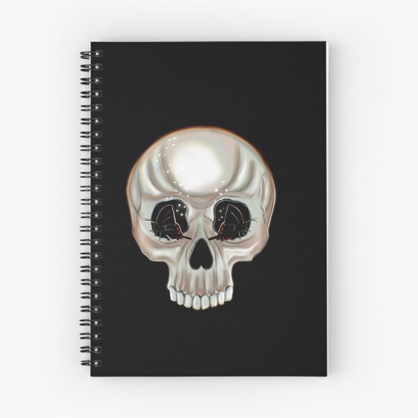 Item preview, Skull With Butterflies In Eyes designed and sold by xsaxsandra.