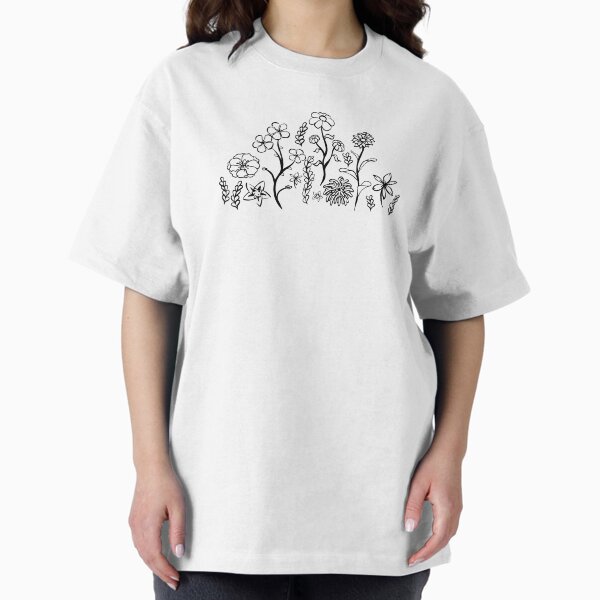 Item preview, Minimalist Flower Design Black Lineart designed and sold by zozoillustrated.