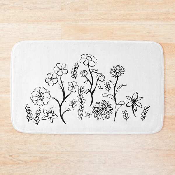 Artikelvorschau, Minimalistisches Blumendesign Schwarzes Lineart entworfen und verkauft von zozoillustrated.