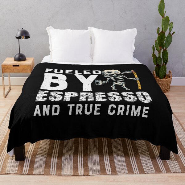 Item preview, Fueled By Espresso And True Crime designed and sold by Shirtflyer.