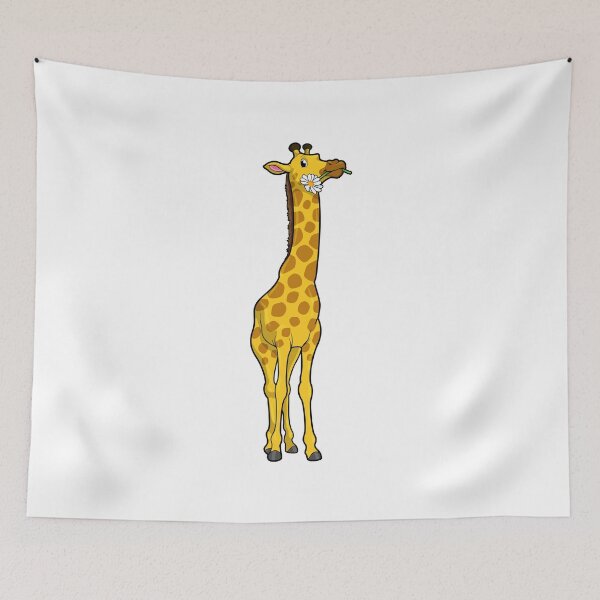 Artikelvorschau, Giraffe mit Gänseblümchen entworfen und verkauft von Snabdesign84.