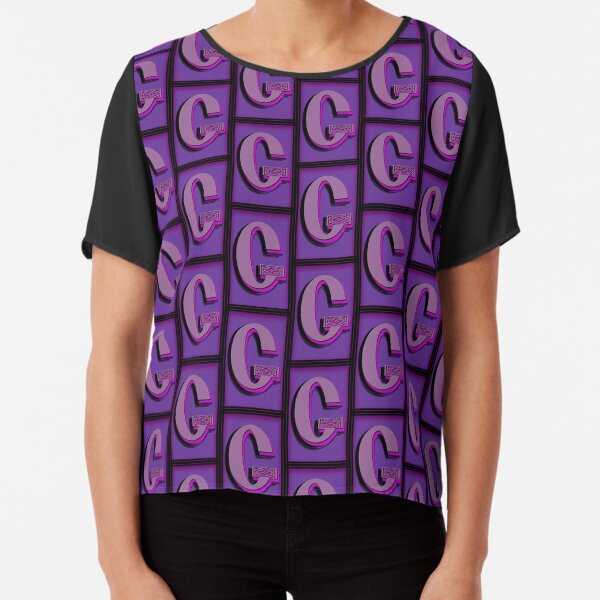 The Alphabet The letter G Chiffon Top