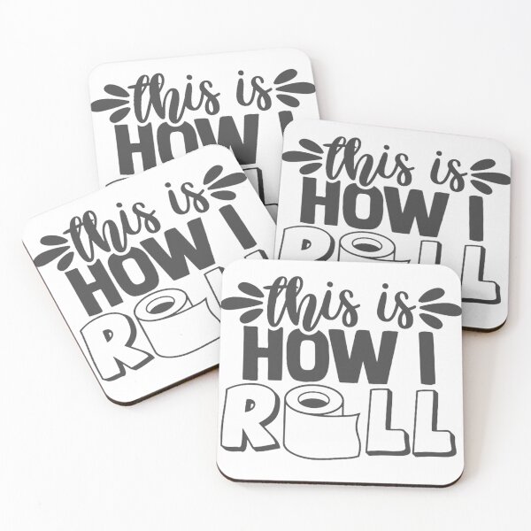 Item preview, This is how I Roll  | Bathroom  | Funny Saying | Quote | Sign | Wall Decor Art | Printable Vector Clip art designed and sold by tamaris1.