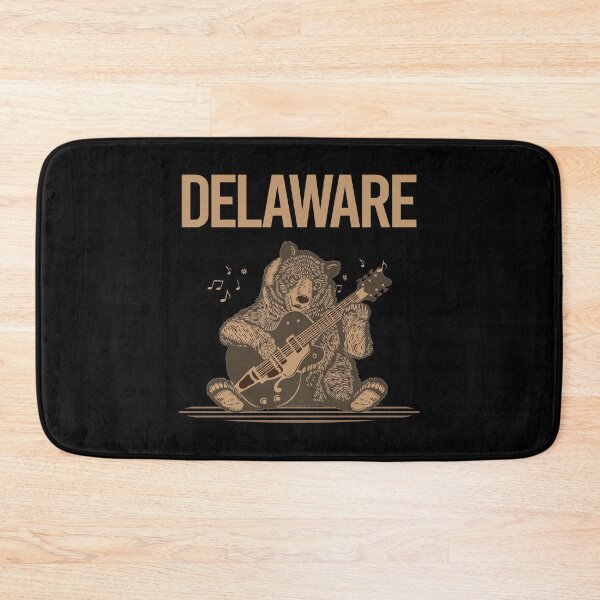 Item preview, Bear With Guitar Delaware designed and sold by BloodMoneyTwit.