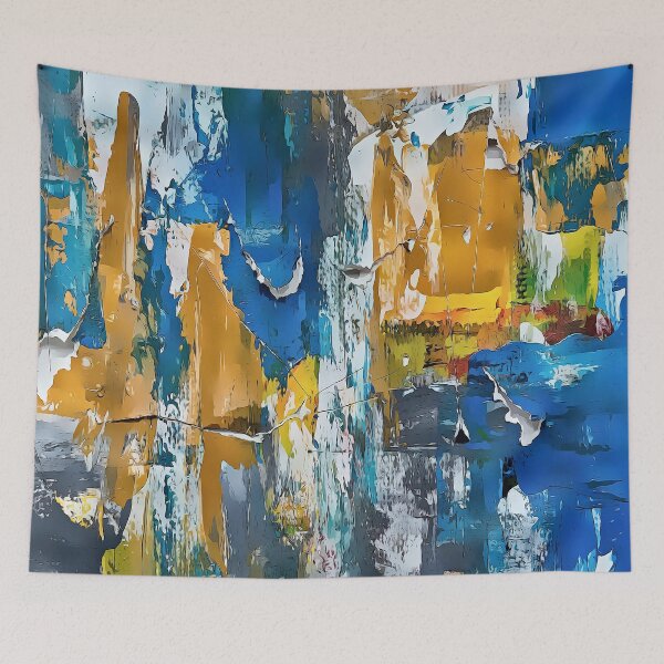 Item preview, Bold Blue Abstract Bold Blue Abstract  designed and sold by EcoArtLab.
