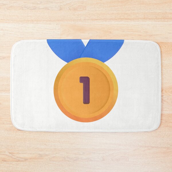 Item preview, 1st place medal emoji - optimized designed and sold by abroadDesigns.