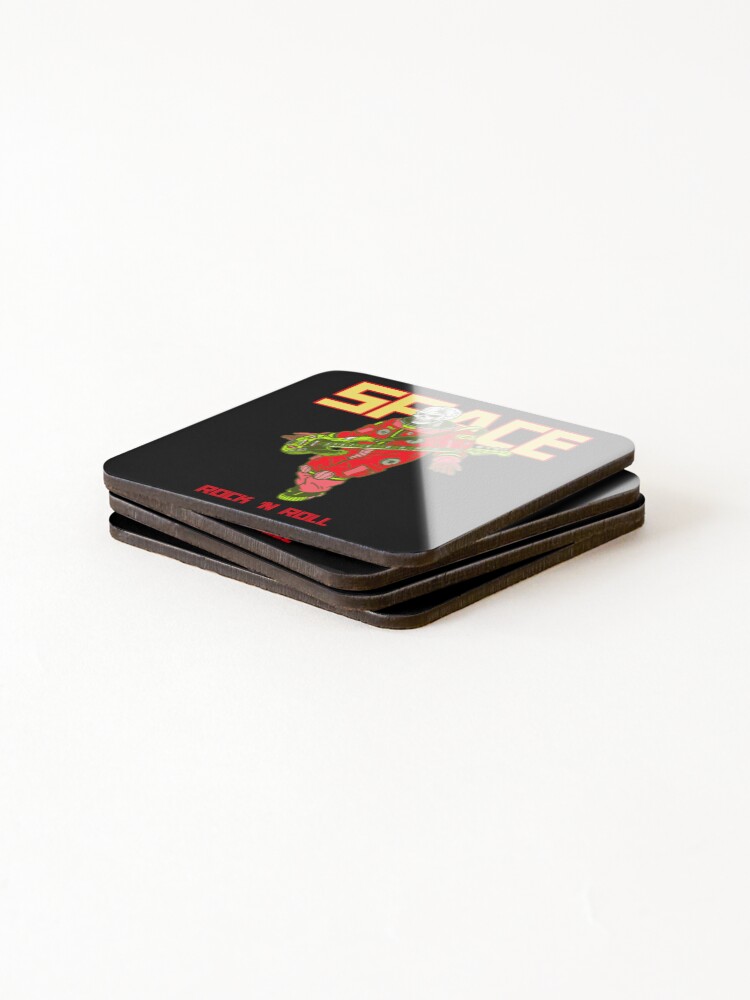 Thumbnail 4 of 5, Coasters (Set of 4), SPACE ROCK 'N ROLL designed and sold by MJ96-PRO.