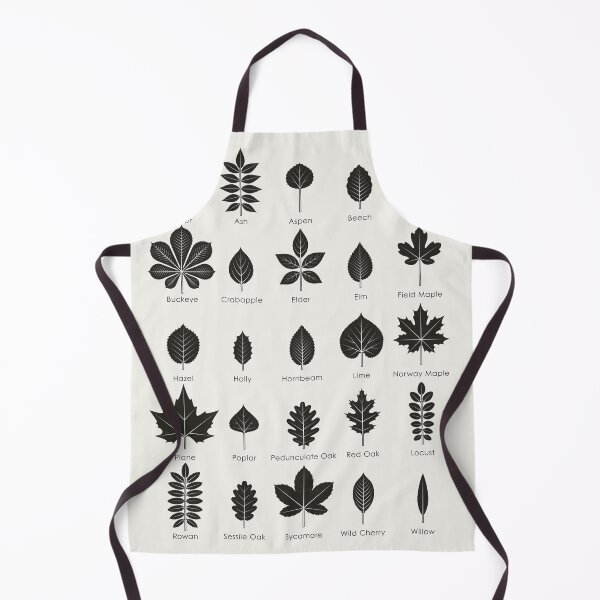 Item preview, Tree Leaves or Leaf Shapes Identification ID Chart designed and sold by Iris Luckhaus.