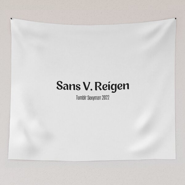 Item preview, Sans vs Reigen Tumblr Sexyman Poll 2022 designed and sold by SundaySoup.
