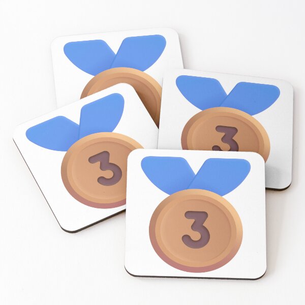 Item preview, 3rd Place Medal Emoji - Large designed and sold by abroadDesigns.