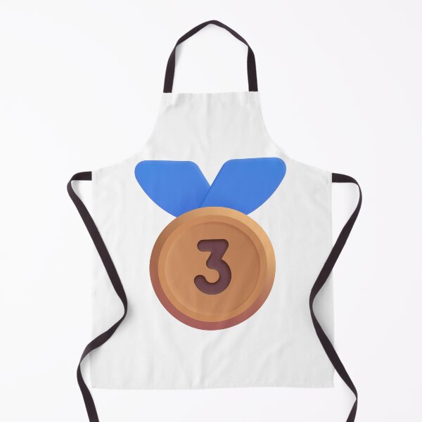 Artikelvorschau, 3. Platz-Medaille Emoji - groß entworfen und verkauft von abroadDesigns.