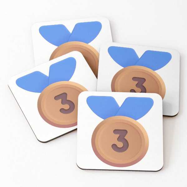 Item preview, 3rd place medal emoji - optimized designed and sold by abroadDesigns.
