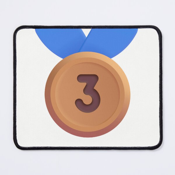 Item preview, 3rd place medal emoji - optimized designed and sold by abroadDesigns.