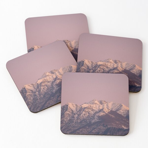 Item preview, Snowcapped Mountain Peak in Dusk  designed and sold by Mats Silvan.