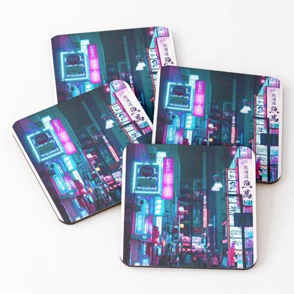 Item preview, Tokyo - A Neon Wonderland Cyberpunk Neon City designed and sold by mprodart.