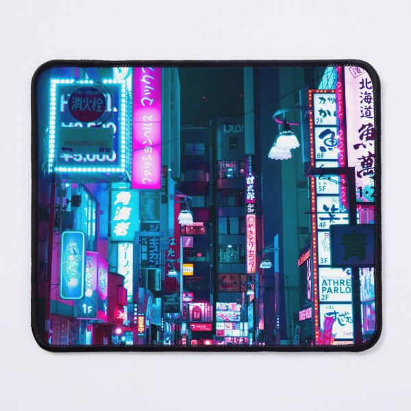 Item preview, Tokyo - A Neon Wonderland Cyberpunk Neon City designed and sold by mprodart.
