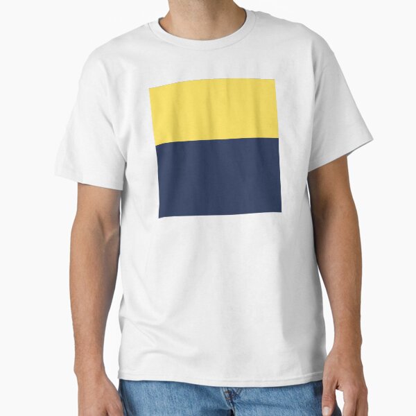 Item preview, Color Block: Bright Yellow and Navy Blue designed and sold by kierkegaard.