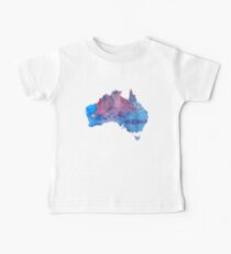 Colorful australia silhouette Baby Tee