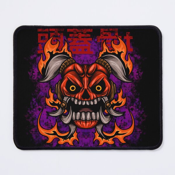 Item preview, Angry burning skull face designed and sold by suppddns.