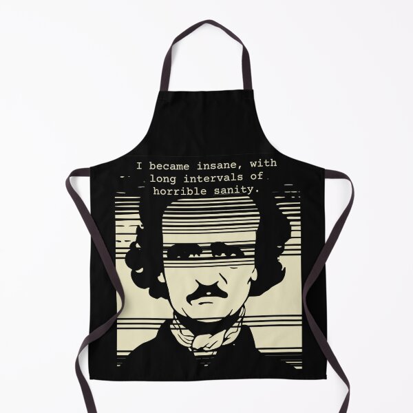 Item preview, Edgar Allan Poe portrait & quote - I became insane designed and sold by shmodev.