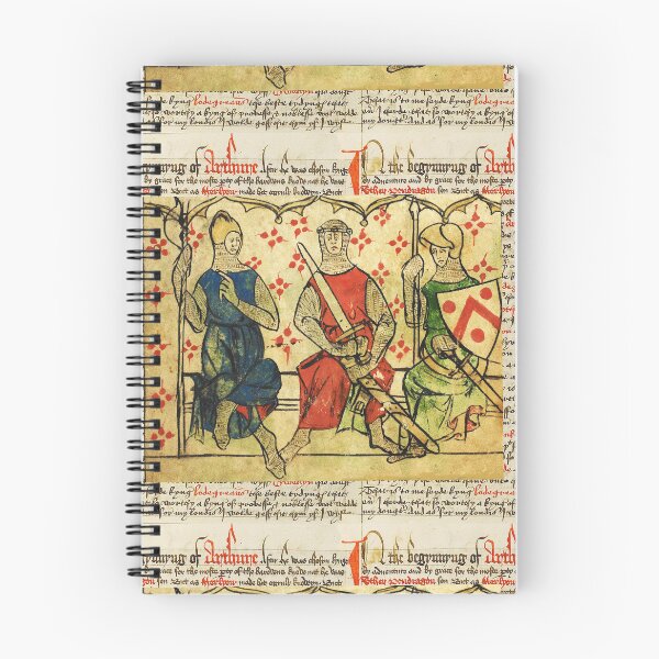 Item preview, KING ARTHUR WITH KNIGHTS Antique Medieval Miniature designed and sold by BulganLumini.