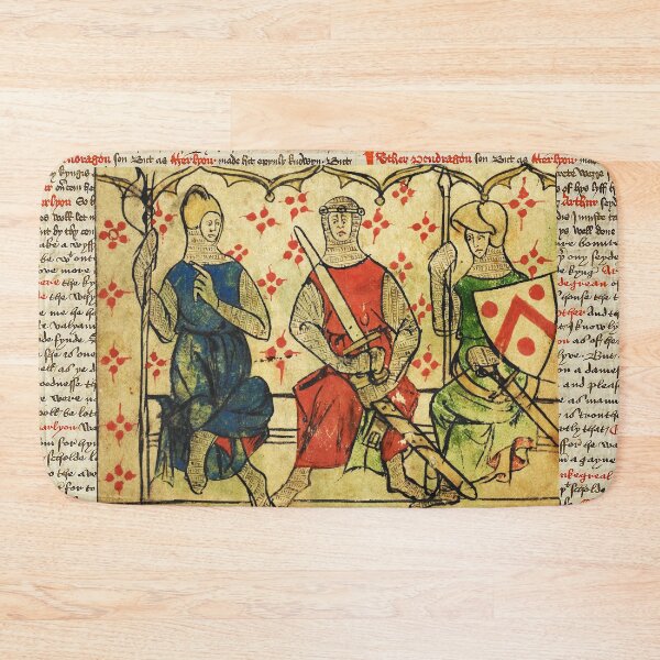 Item preview, KING ARTHUR WITH KNIGHTS Antique Medieval Miniature designed and sold by BulganLumini.