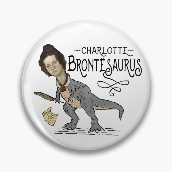 Item preview, Funny Charlotte Bronte Saurus Dinosaur Book Reader designed and sold by emkayhess.