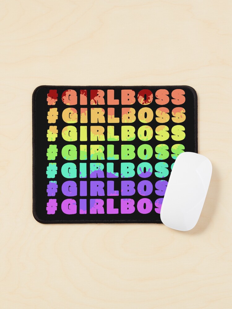 Thumbnail 1 of 5, Mouse Pad, #GIRLBOSS designed and sold by Cap696.