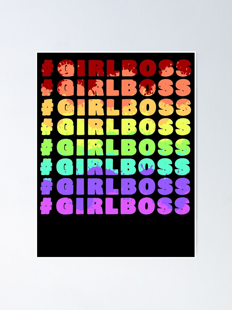 Thumbnail 1 of 3, Poster, #GIRLBOSS designed and sold by Cap696.