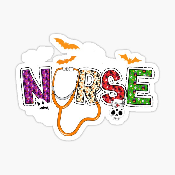 Nurse of Nightmares: Spooky Halloween Zombie Nurse Stickers – Soldier  Complex