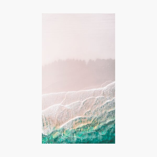 Item preview, White sand beach drone shot designed and sold by mprodart.