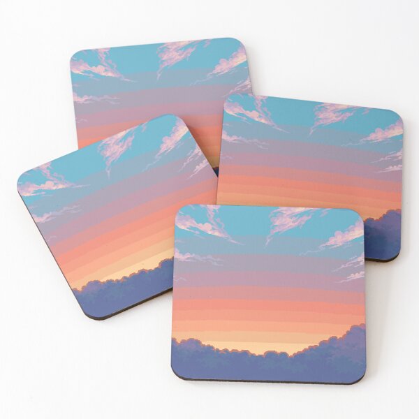 Item preview, Sunset Clouds designed and sold by Tofu's Pixel Art Store.