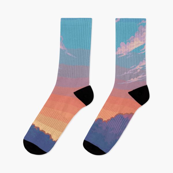 Item preview, Sunset Clouds designed and sold by Tofu's Pixel Art Store.
