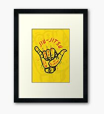 Jiu-jitsu. Go train! Framed Print