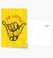 Jiu-jitsu. Go train! Postcards