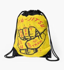 Jiu-jitsu. Go train! Drawstring Bag