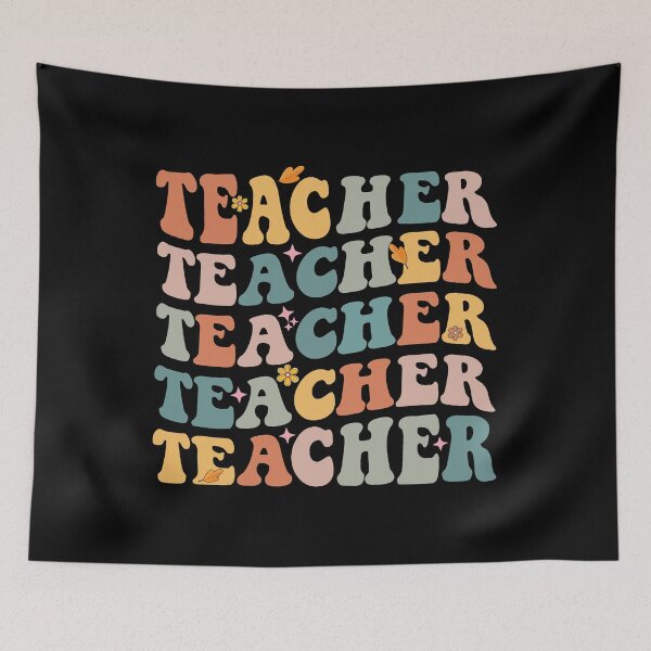 Item preview, Groovy Teacher Inspirational Colorful Back to School Vibes for men and women designed and sold by ghostsanda.