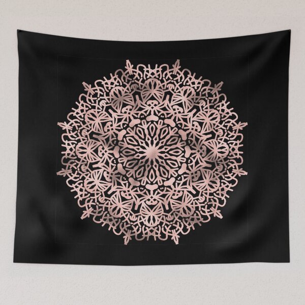 Item preview, Copper Rose Gold Foil Mandala designed and sold by subidesigns.