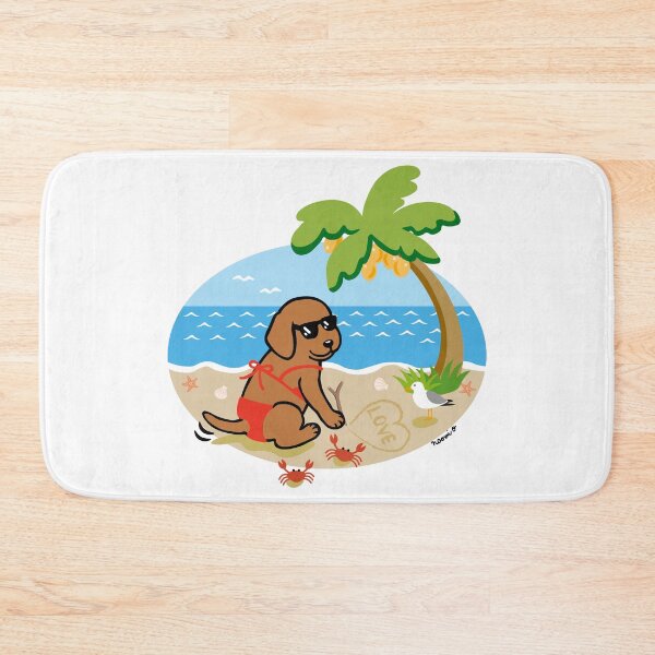 Item preview, Fox Red Labrador Bikini Girl designed and sold by HappyLabradors.