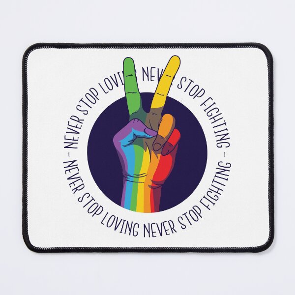 Item preview, LGBTQIA Never Stop Loving CSD Gay Pride designed and sold by vkbusiness.