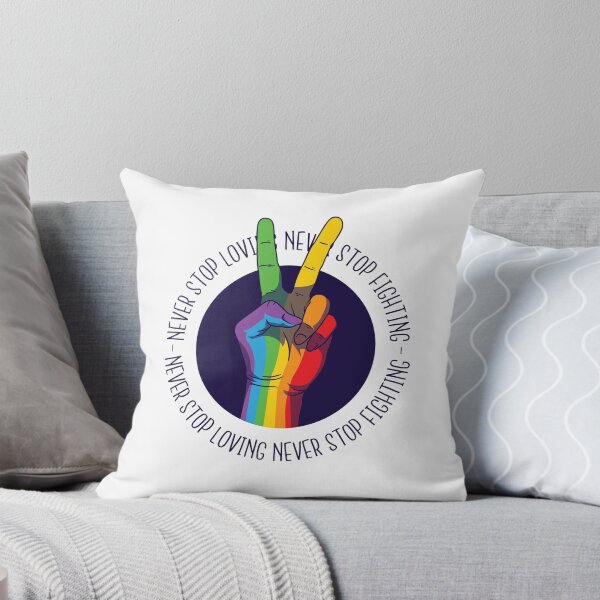 Aperçu de l'œuvre LGBTQIA Never Stop Love CSD Gay Pride créée et vendue par vkbusiness.