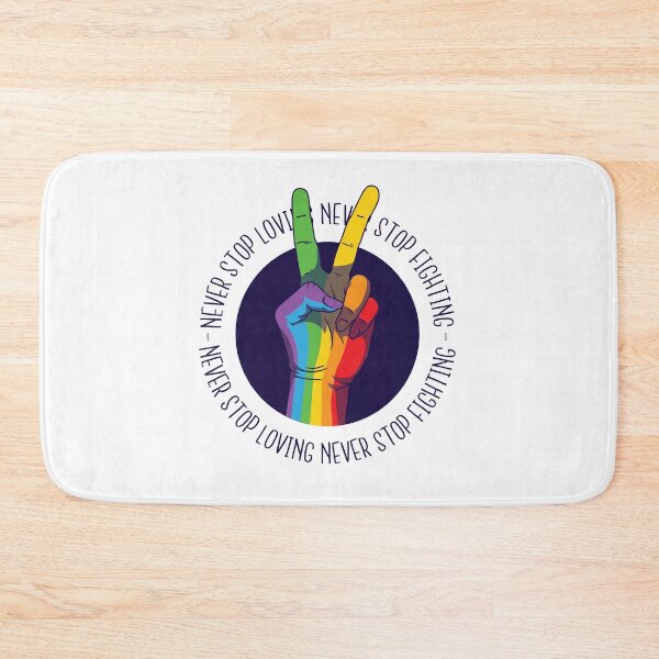 Item preview, LGBTQIA Never Stop Loving CSD Gay Pride designed and sold by vkbusiness.