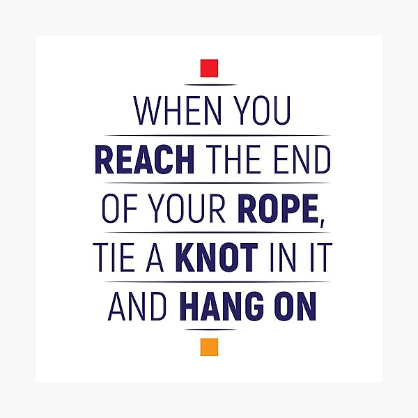 Item preview, end of your rope designed and sold by PURNOMATRA.