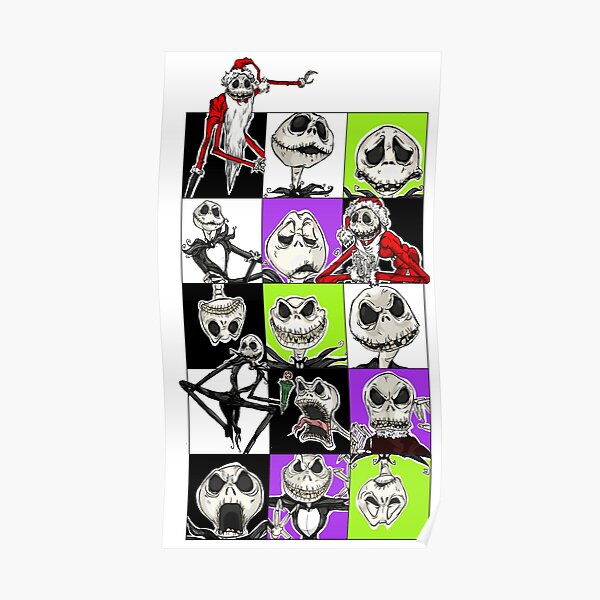 "5O SHADES OF JACK WHITE OUTLINE" Poster for Sale by TheMacabre Redbubble