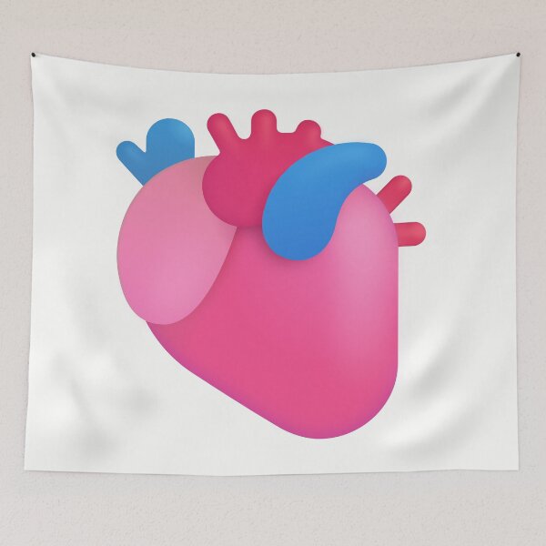 Item preview, Anatomical Heart Emoji - optimized designed and sold by abroadDesigns.